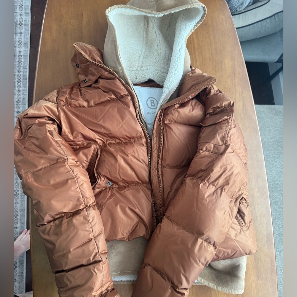 Bogner copper Lily down jacket - Picture 4 of 10